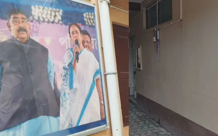 ঋতব্রত শিবিরে গেলেও মানছেন মমতাকে! অনুব্রতর কার্যালয় থেকে ‘আউট’ অভিষেকের ছবি