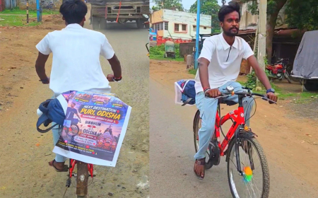সঙ্গী ‘পারো’, ৭০০ কিমি পাড়ি দিয়ে রথে জগন্নাথ দর্শনে সাঁইথিয়ার গোপাল